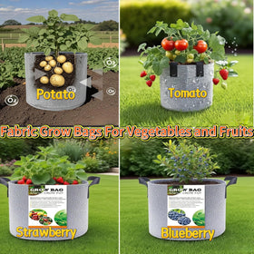 Kriopy 30-gallon grow bag suitable for indoor and outdoor gardening.
