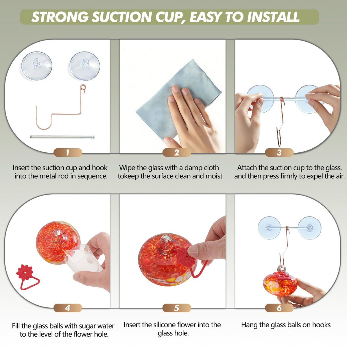 KRISININE feeder includes small brush for simple interior cleaning
