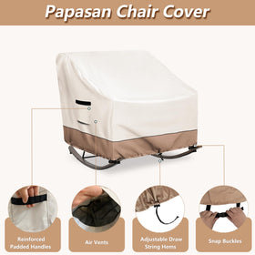 Krismile cover back with zipper and buckles ensuring a secure fit