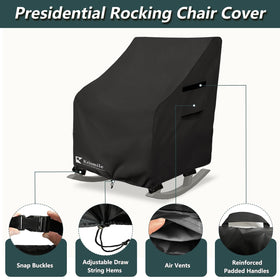 Krismile cover bottom straps secured for wind-resistant fit