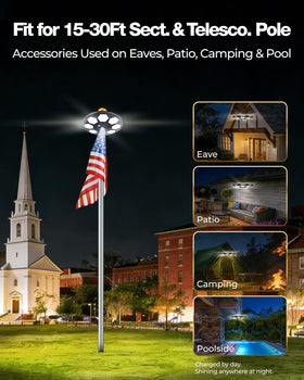 KROMART includes light, tube, hook, clip, and manual for ready setup