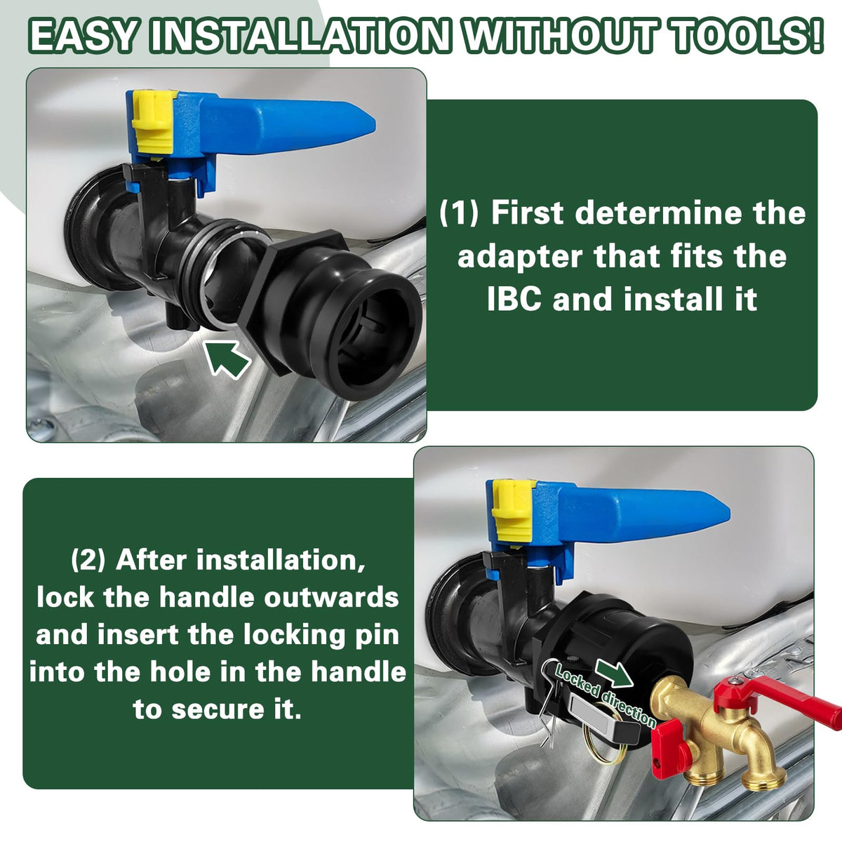 Kruuvax brass dual hose faucet provides reliable flow for irrigation.