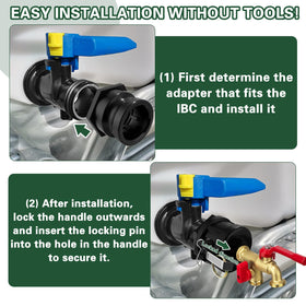 Kruuvax brass dual hose faucet provides reliable flow for irrigation.