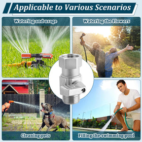 Kruuvax valve with 0.55-inch port supports strong water flow.