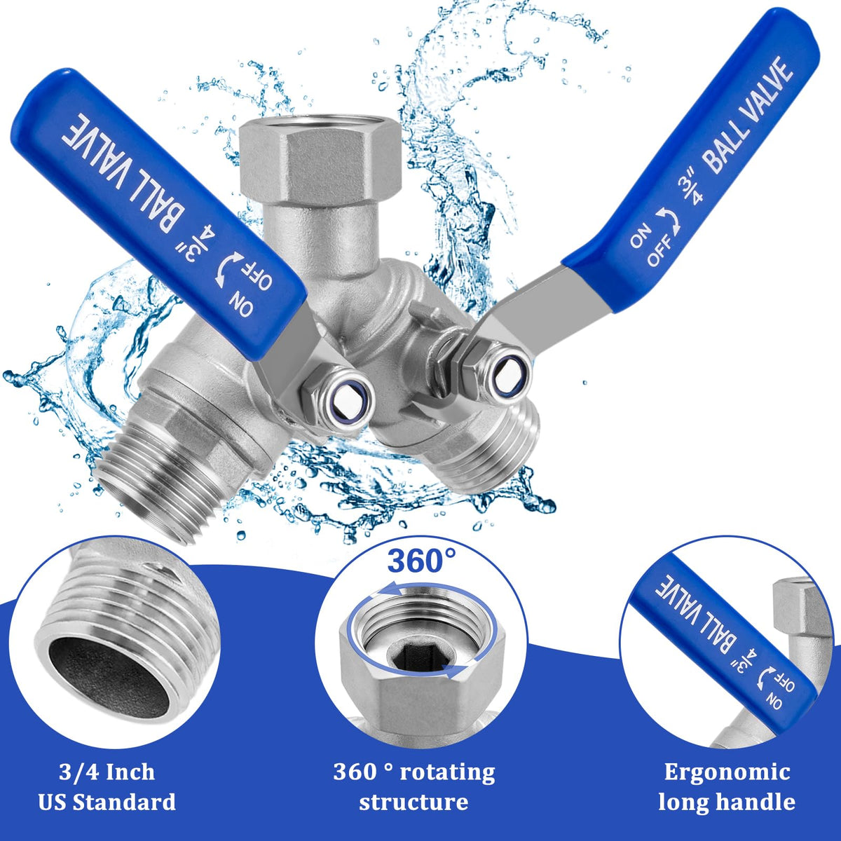 Kruuvax stainless steel body endures high pressure and weather for lasting performance