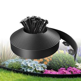 Kryonix Landscape Edging 2-inch border frames your garden walkway and lawn.