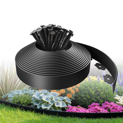 Kryonix Landscape Edging 2-inch border frames your garden walkway and lawn.