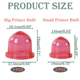 Kryptyx 0057003/0057004 big primer bulb closeup, durable replacement for carburetors.