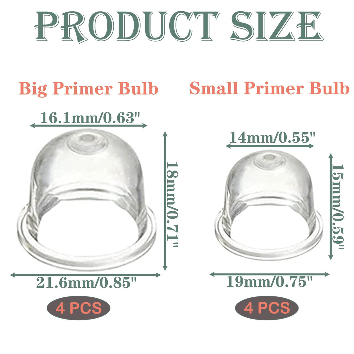 Kryptyx primer bulb 188-14 closeup, reliable fit for Echo and STIHL trimmers.