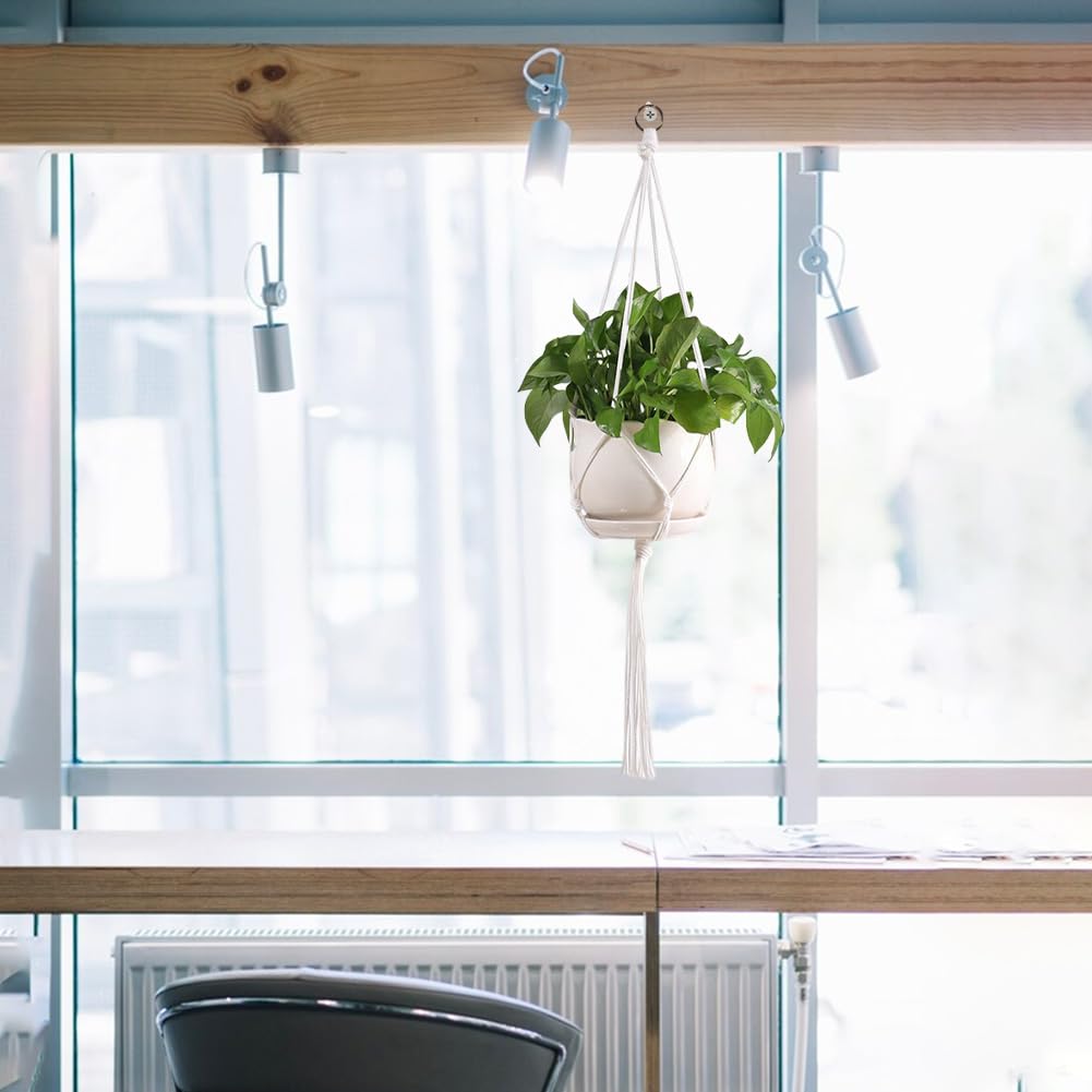 Kryslanix tassel design planter hanger highlights earthy texture and craft.