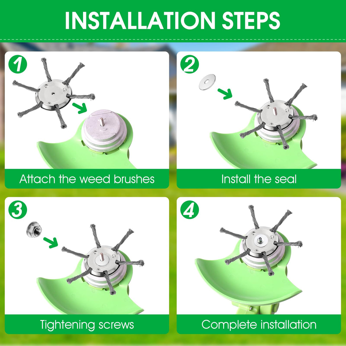 KRYVONTA cordless mower compatibility enables easy backyard trimming.