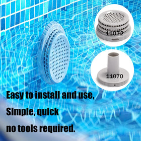 Kscjdg 11070 strainer connector compatibility for Intex pools and models