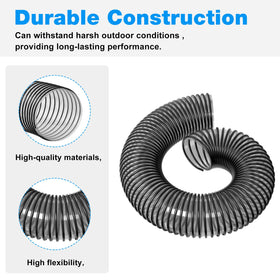 Kscjdg MTD-compatible bagger hose offers versatile retrofit for multiple tractors.