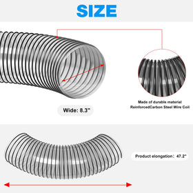 Kscjdg Bagger Flex Hose RZT 42-46 inches supports clean grass collection.