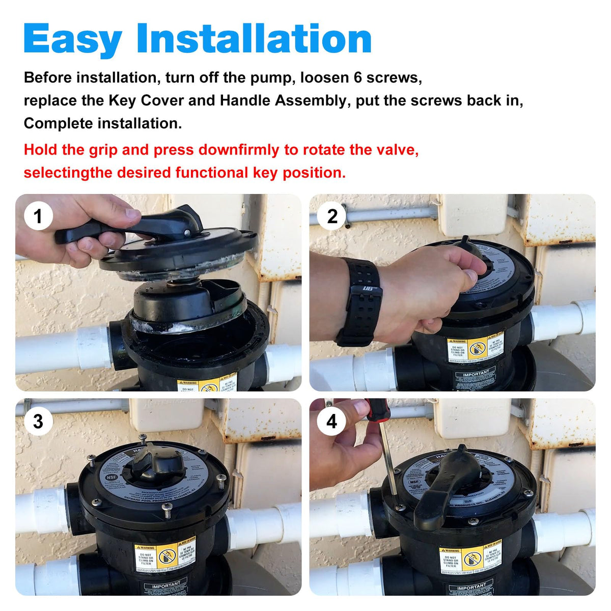Kscjdg complete six-screw set ready for replacement