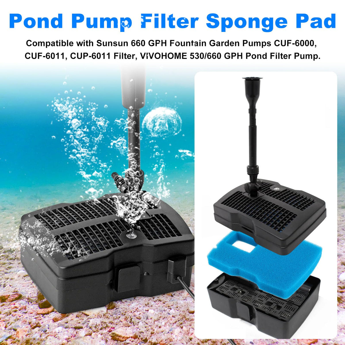 Kscjdg blue polyurethane sponge remains durable after cleaning.