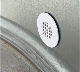 KSJED Intex-compatible strainer connects with 1-1/2 inch hoses for easy connection.