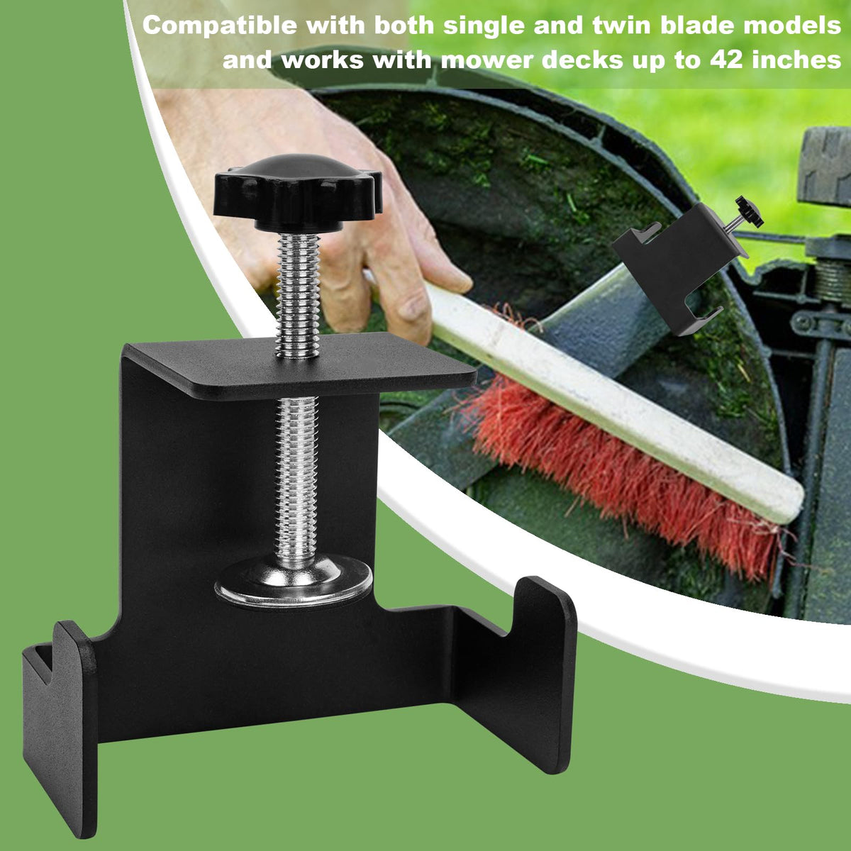 KSWLOR sturdy steel construction enhances safety during blade installation.