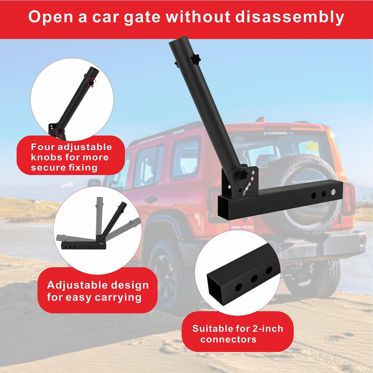 KSWLOR removable flagpole saves space when not in use