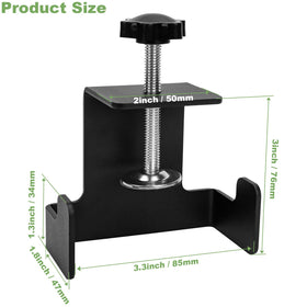 KSWLOR blade clamp locks securely to prevent blade rotation during changes.