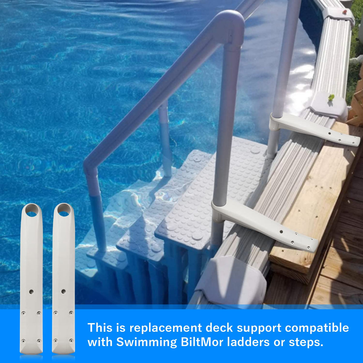 KTWT Pearl gray finish blends with most pool decks