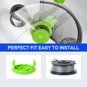 Kudoosen Greenworks 24V 12-inch spool compatible with compact cordless trimming