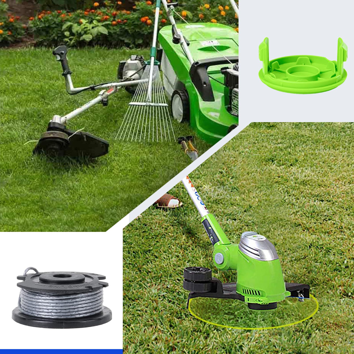 Kudoosen Greenworks 40V 13-inch spool supports longer cutting sessions