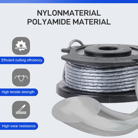 Kudoosen replacement spool with durable nylon line delivers smooth cuts