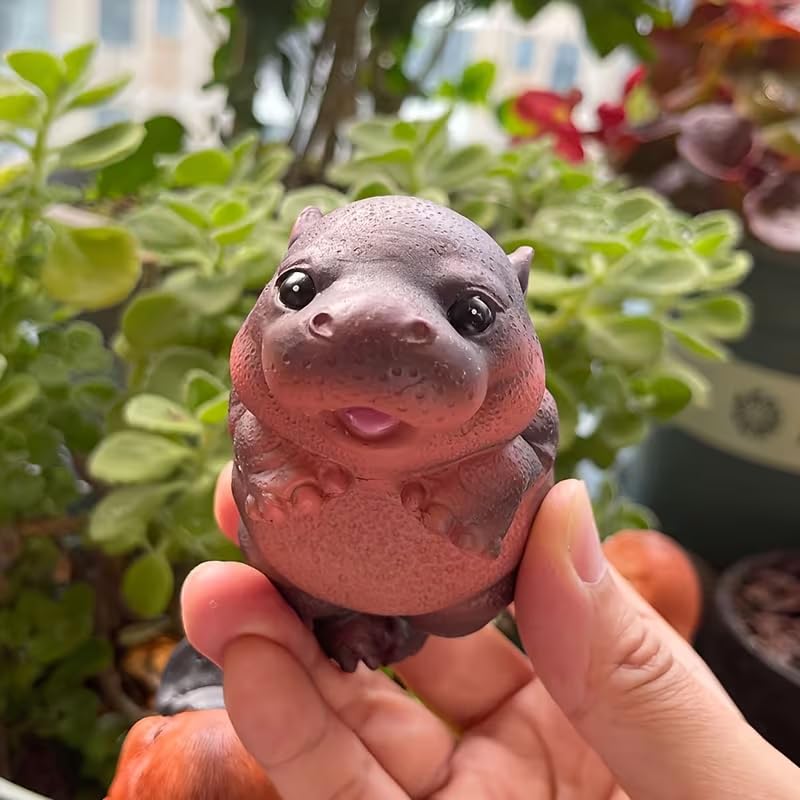 Kudriod Hippo Plant Lover Gift for gardeners and animal lovers.