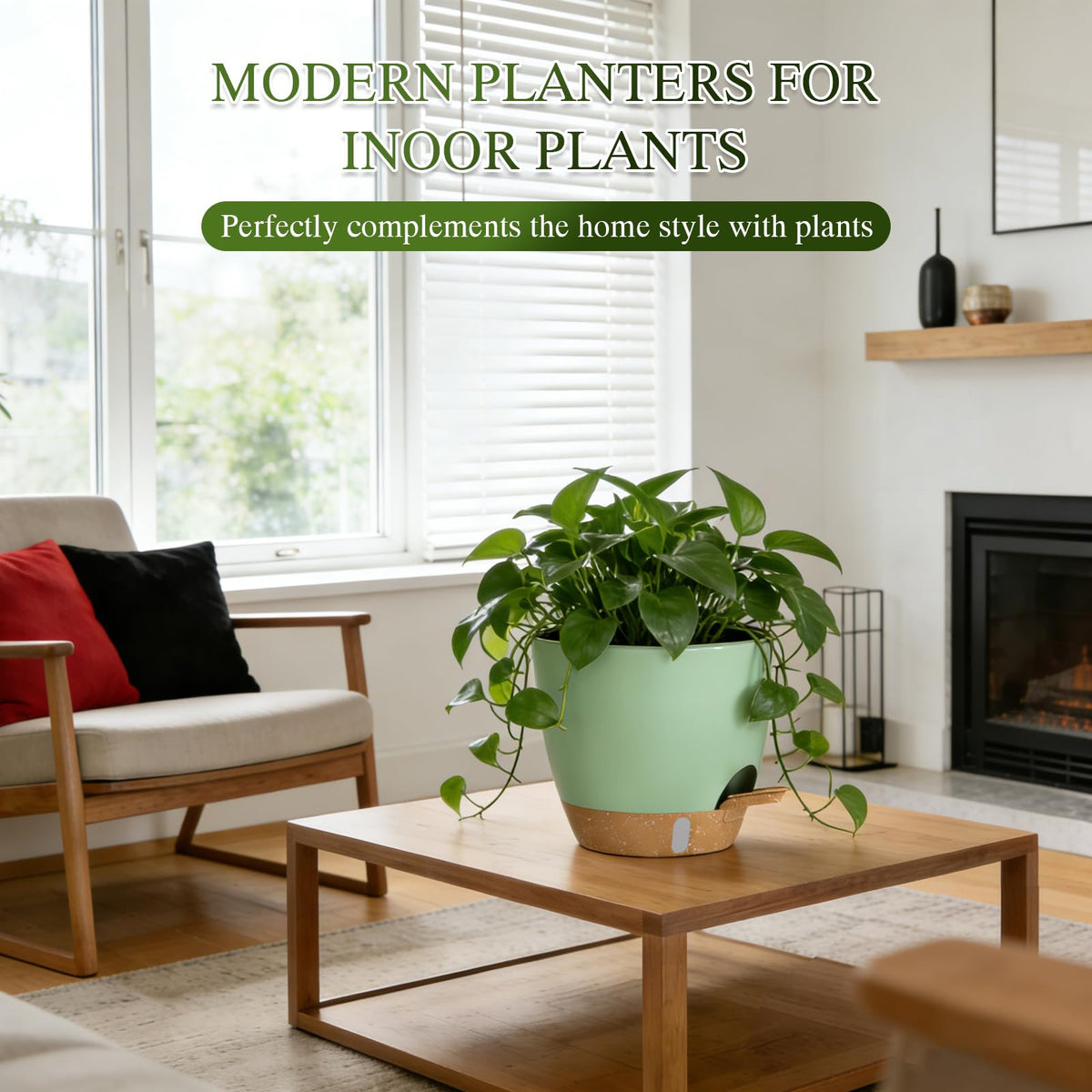KUGAZ self-watering pots designed to simplify plant care in any space