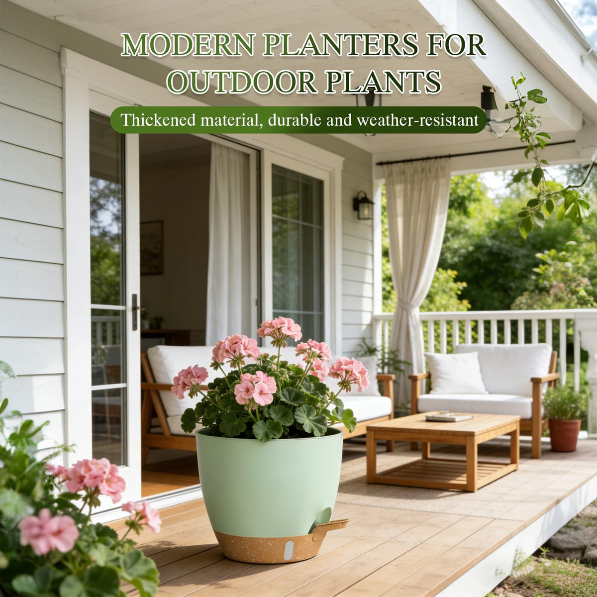 KUGAZ two-pack gift-ready planters for home decor or gifts