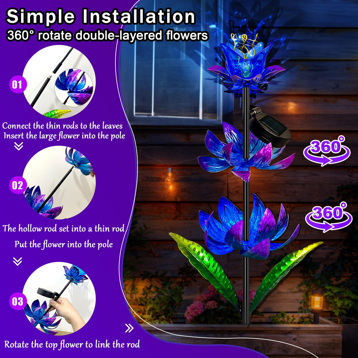 KUKEO quick assembly with no tools for fast garden setup