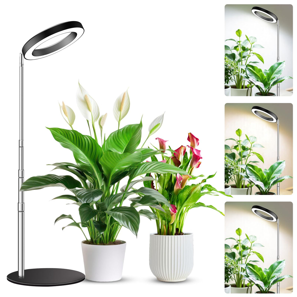 Kullsinss desktop-base grow light enabling compact indoor plant care on a desk