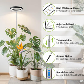 Kullsinss full spectrum LED panel covers 380-760 nm for all growth stages.