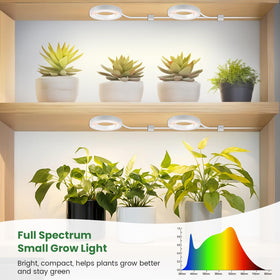 Kullsinss full-spectrum LED setup mirrors natural daylight for healthy plant growth.