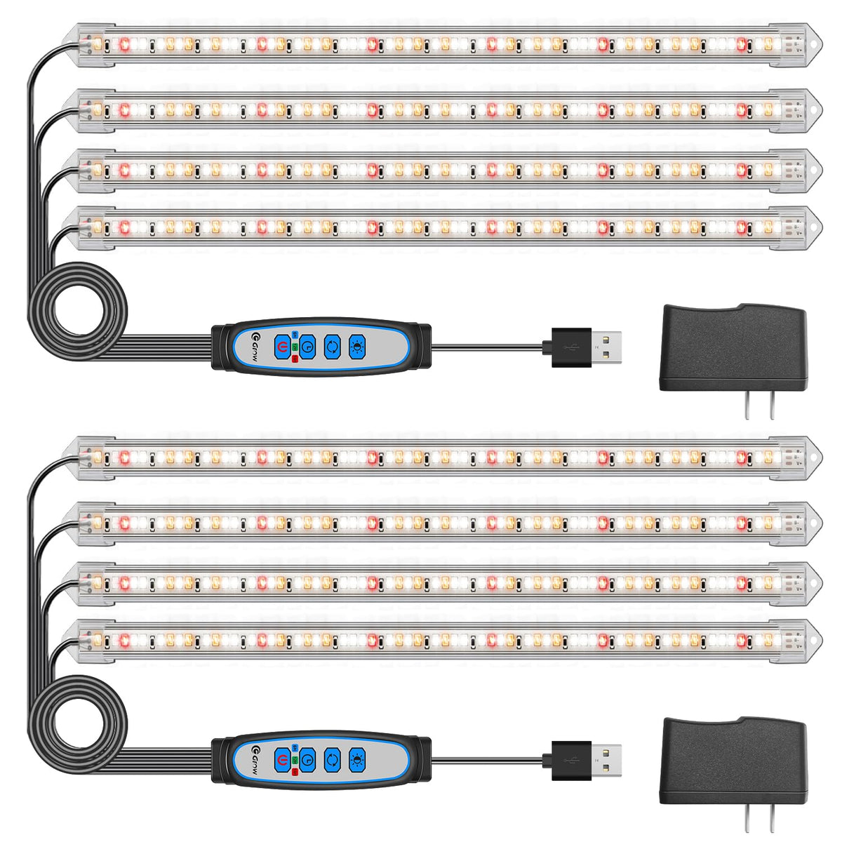 Kullsinss grow light strip with 240 LEDs providing full-spectrum illumination for thriving indoor plants.