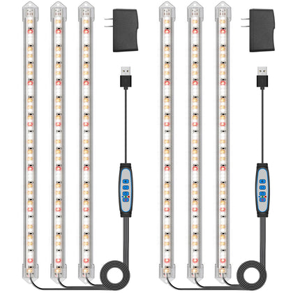 Kullsinss Grow Light Strip full spectrum setup boosts indoor plant growth