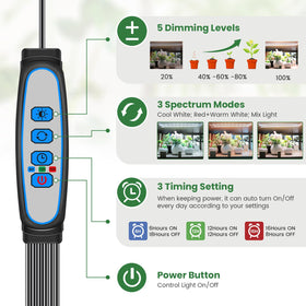 Kullsinss Grow Light Strip ideal for seed starting and hydroponics