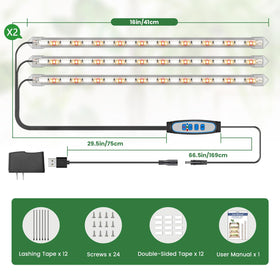 Kullsinss Grow Light Strip two-pack provides value for multiple setups