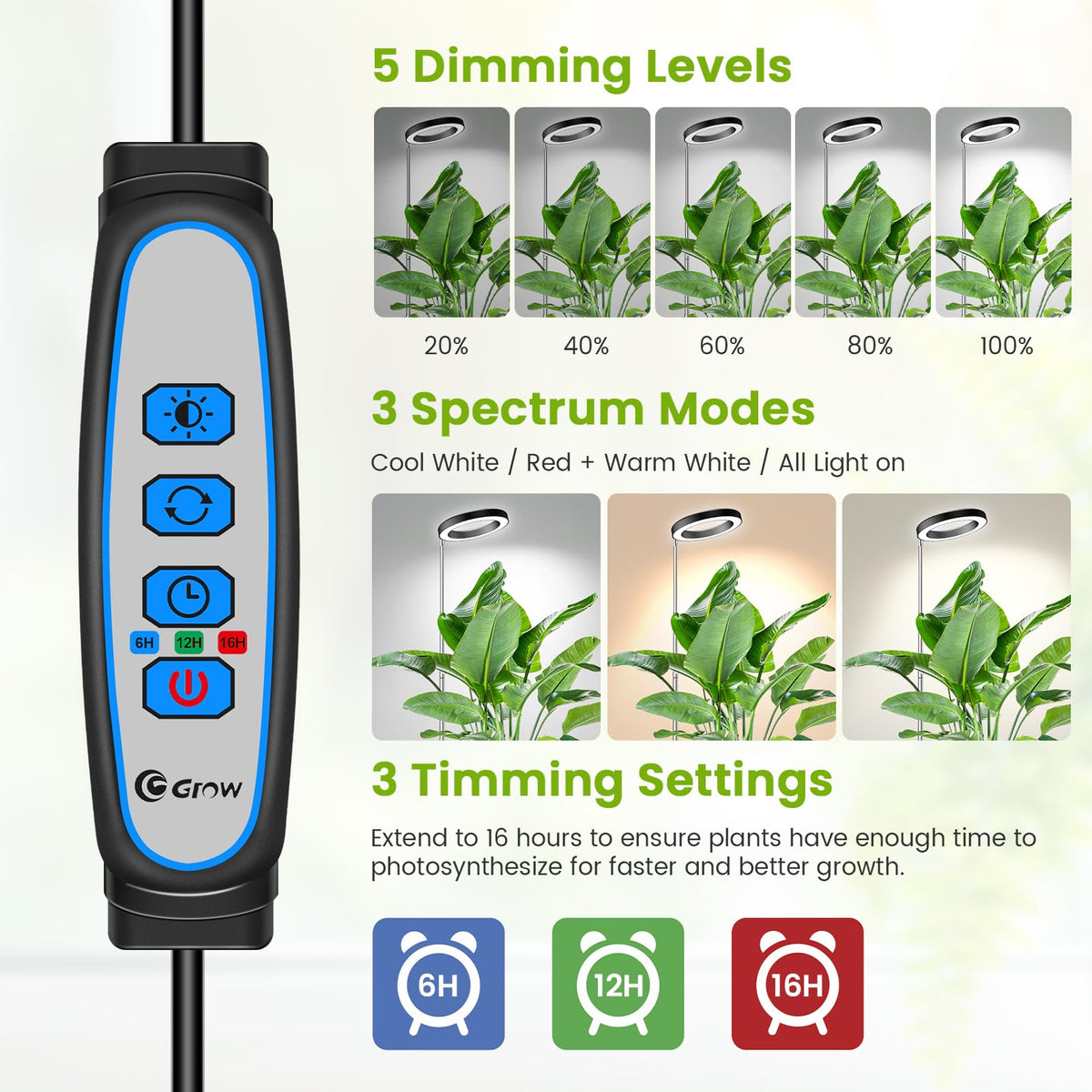 Kullsinss adjustable height from 10 to 60 inches for tall plants.