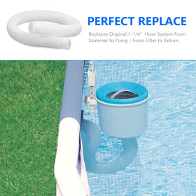 KUMATER hose compatible with Intex 330/530/1000 GPH pumps, flexible and UV-resistant