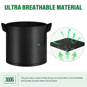 KuMers washable reusable grow bags reduce waste.