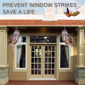 Kungfu Mall owl ideal for yards patios and garages.