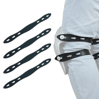 KUNN rubber knee pad strap with adjustable six-hole design for a secure, comfortable fit