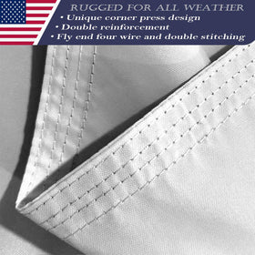 KUOKIP pressed corner stitching detail for added durability