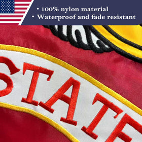 Durable nylon construction from KUOKIP offers weather resistance for year-round use.