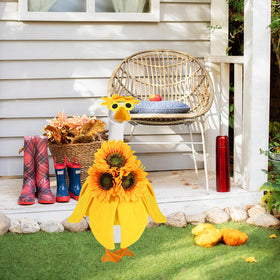 Kuscul porch goose yard decor boosts curb appeal and whimsy