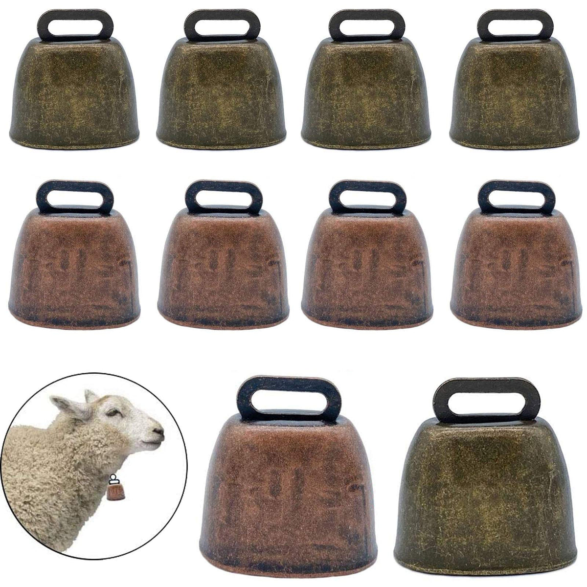 KuuGuu brass bell close-up shows durable finish for long wear.