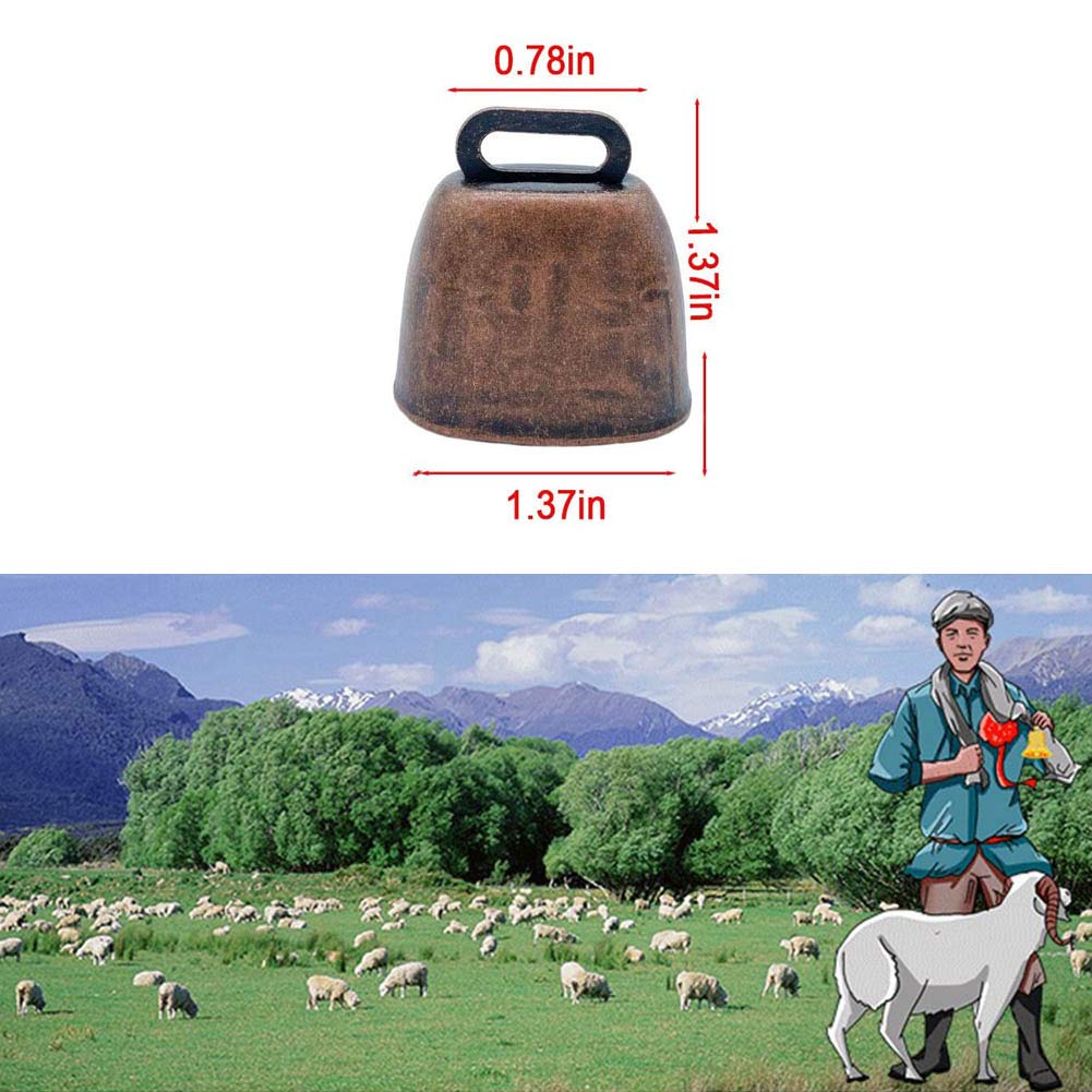 KuuGuu brass bell on a grazing horse suggests crisp audible alert.