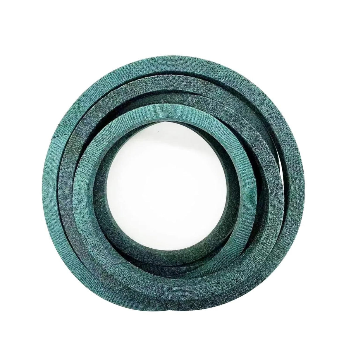 Kuumai 42-inch mower deck belt showing durable aramid construction for long life